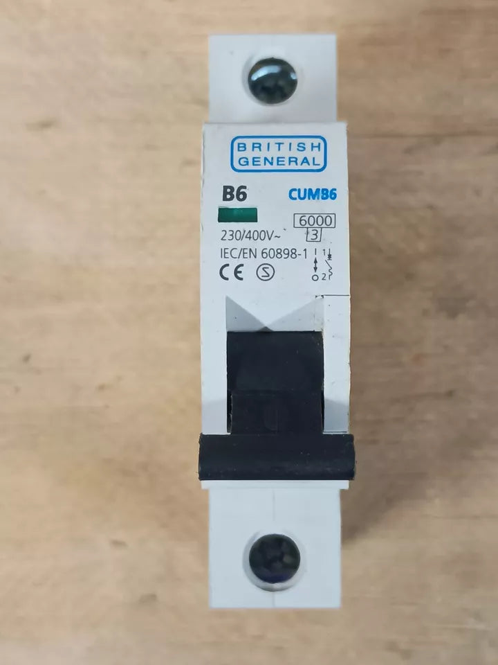 British General 6A Circuit Breaker CUMB6