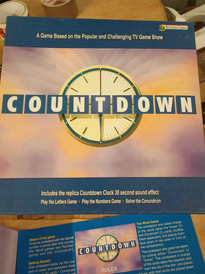 Countdown Board Game 2005 Complete