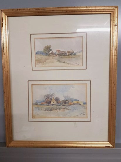 Watercolour framed art work