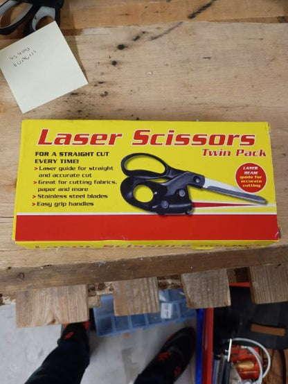 Laser Scissors Twin Pack