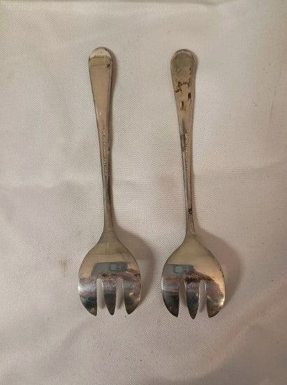 Vintage Viners Of Sheffield Cake Or Pastry Fork x2