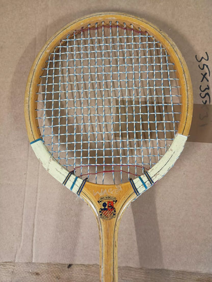 Avalon Vintage Wooden Squash Racquet