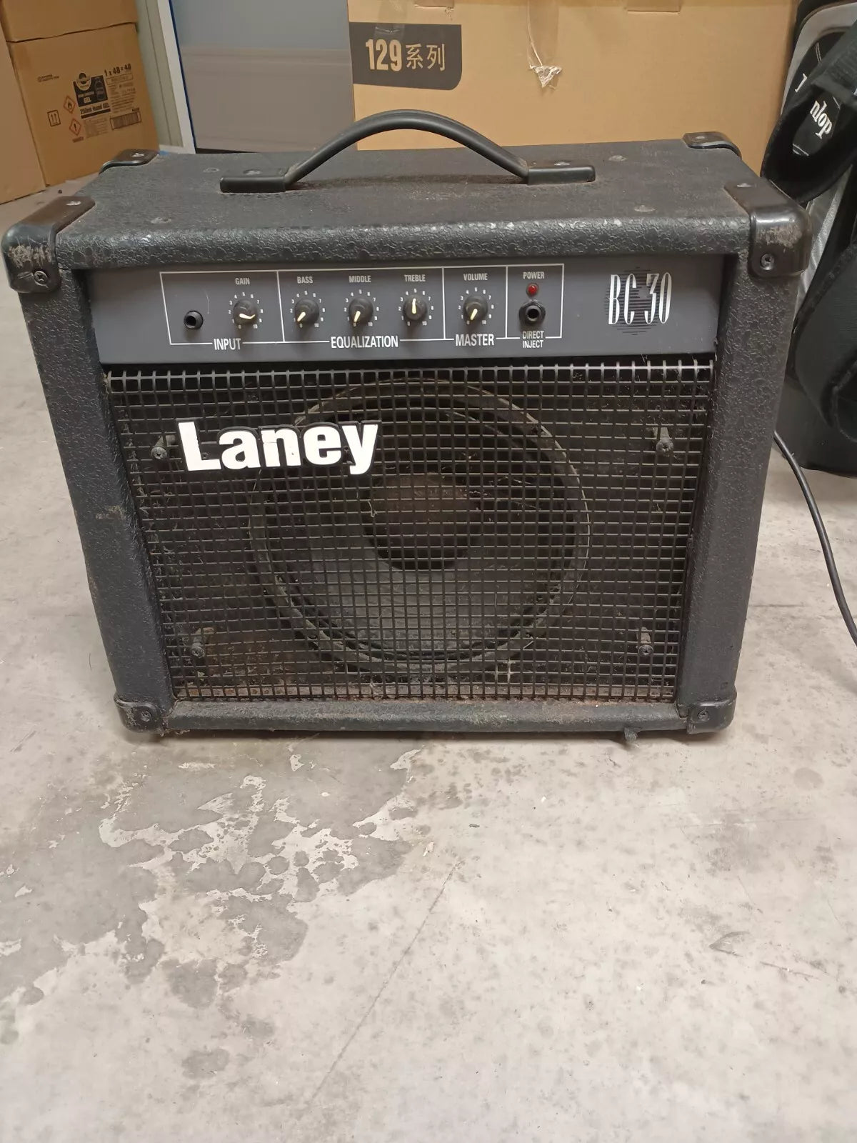 Vintage 90's Laney BC30 Bass Guitar Combo Amplifier