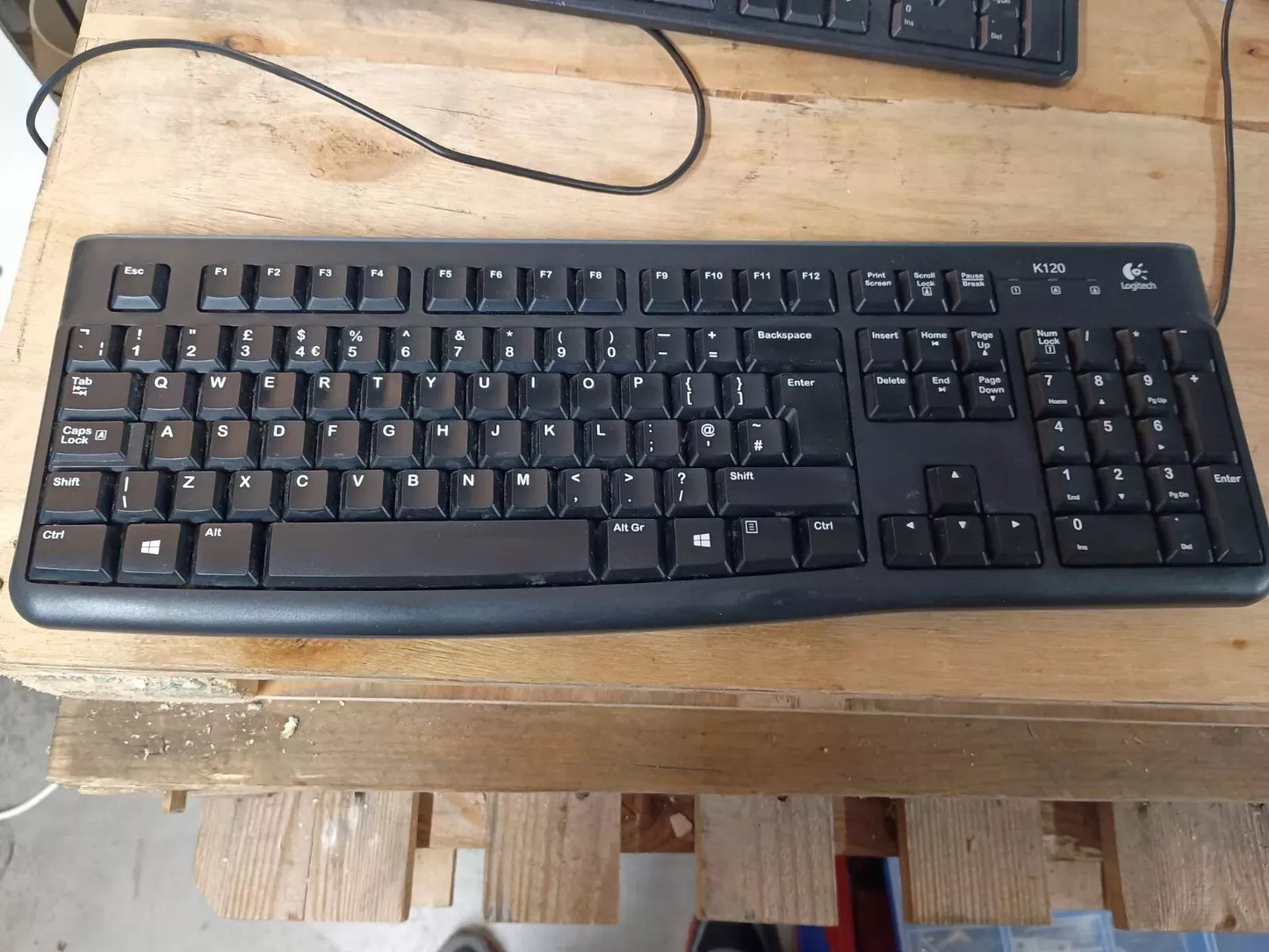 Logitech Business Keyboard K120 Black P/N 820-007654