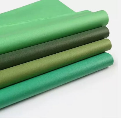 160Pcs Green Gift Wrapping And Packing Paper Sheets 50 x 35cm