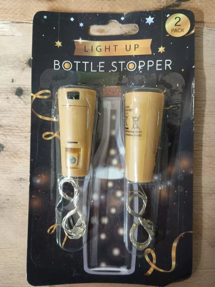 Light Up Bottle Stopper 2 Pack