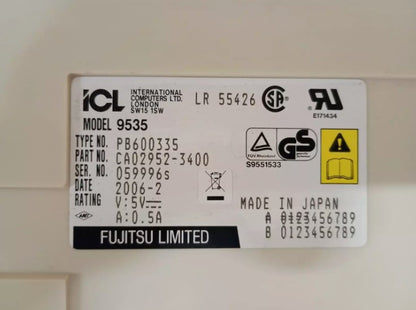 FUJITSU 9535 POS KEYBOARD CA02952-3400 PARTS ONLY