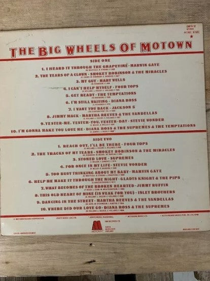 The big wheels of mowtown lp compilation vinyl