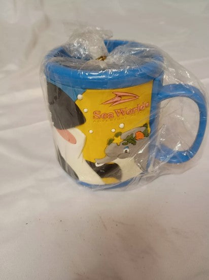 3D Official SeaWorld Plastic Mug With Shamu Souvenir Cup