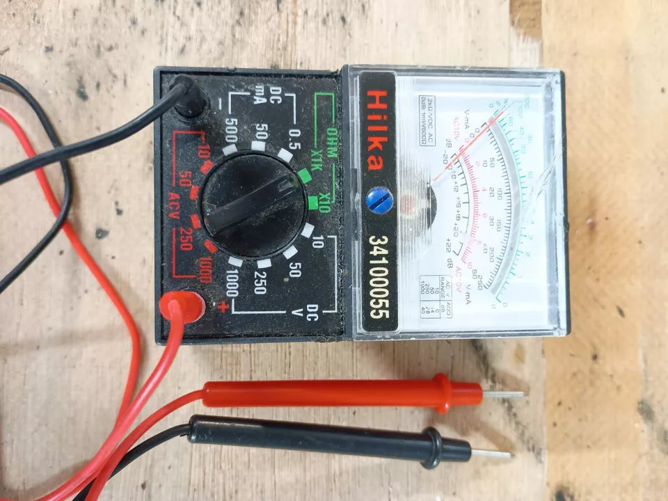 Hilka Pocket Size Analogue Multimeter AC DC MA