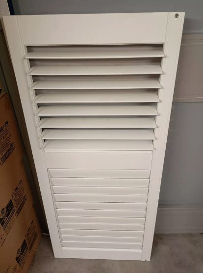 Window Plantation Shutters Blinds Faux Wood White Tier On Tier