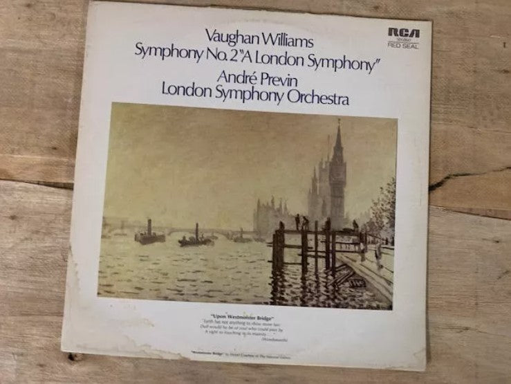 Vaughan Williams Symphony No.2 ""A London Symphony"" Andre Previn Orchestra