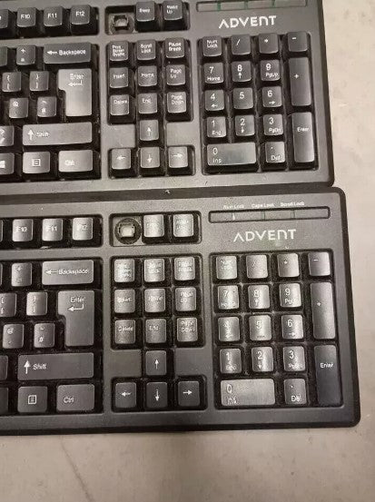 Advent Wired K112 Keyboard Lots of 3pcs (Parts Only)