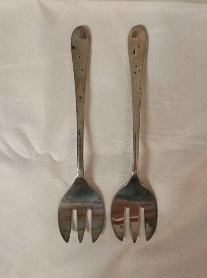 Vintage Viners Of Sheffield Cake Or Pastry Fork x2