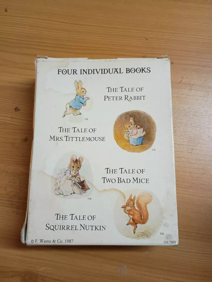 Collect The World Of Beatrix Potter 4 Book Set