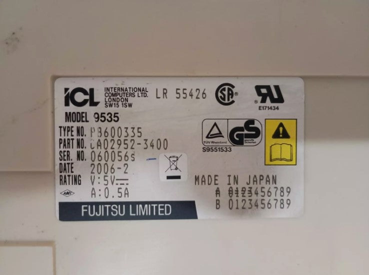 FUJITSU 9535 POS KEYBOARD CA02952-3400 Faulty