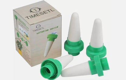 TIMESETL 4Pack Plant Waterer for Vacations, Ceramic Watering Spikes