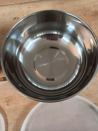 Set Of 2 Stainless Steel Bowls