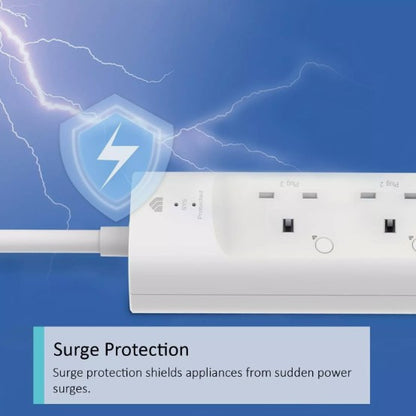 Tp-Link Kasa Wifi Power Strip 3 Outlets with 2 USB Ports, Equipped with ETL Cert