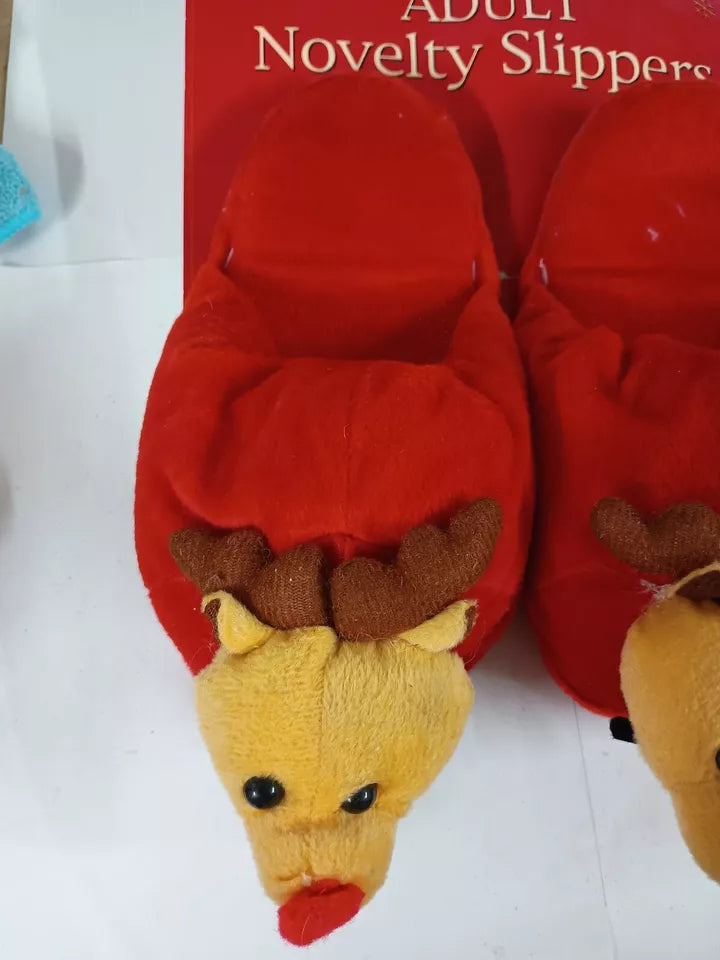 Christmas Adult Novelty Slippers One Size