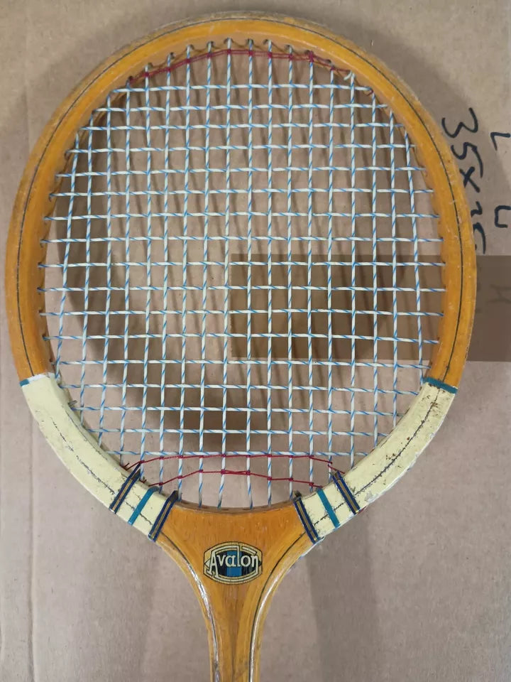 Avalon Vintage Wooden Squash Racquet