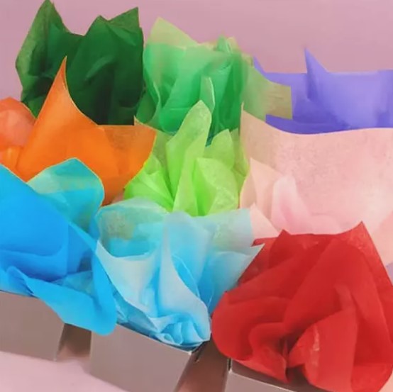 160Pcs Green Gift Wrapping And Packing Paper Sheets 50 x 35cm