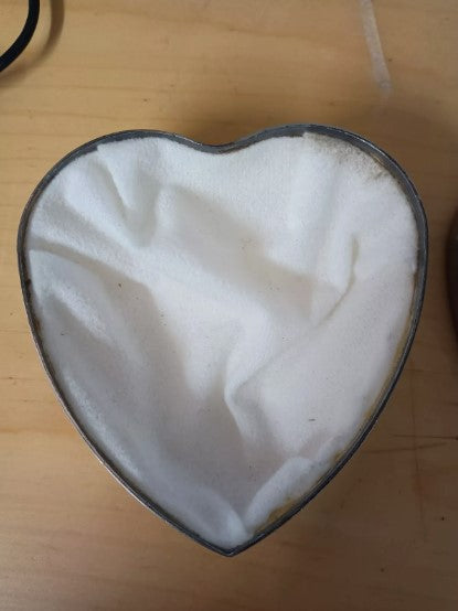 Metal Heart Shaped Trinket Box Personalised To Ivy