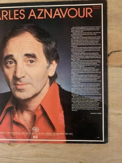 Charles Aznavour Vinyl - She Also Featuring Ave Maria, Let's Turn Out The Lights