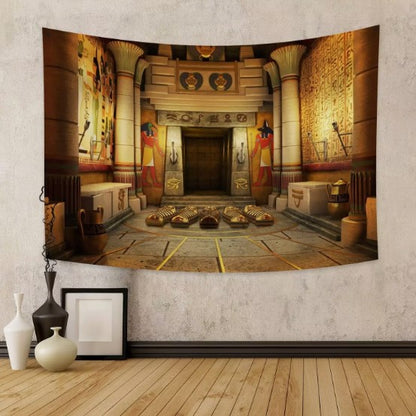 "Haoyiyi 100x70cm Ancient Egyptian Tapestry Sphinx Anime Ethnic Patterns Indoor "