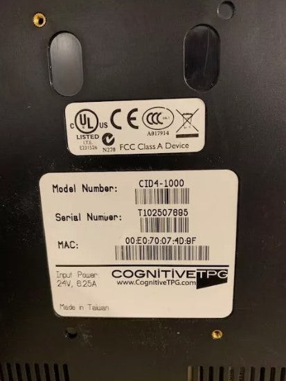 Cognitive TPG CID4-1000 Barcode Label Printer