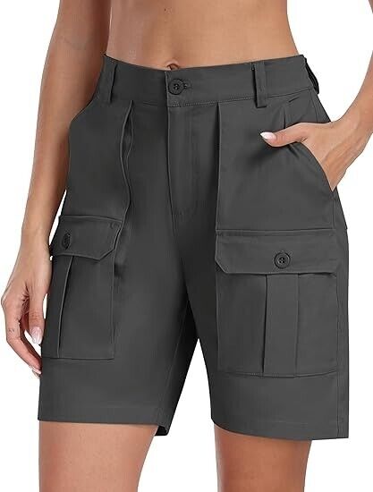 MoFiz Women s Hiking Cargo Shorts Lightweight Outdoor Shorts Quick Dry M